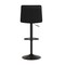 Flash Furniture Black Adjustable Height LeatherSoft Barstools, 2PK CH-202071-BK-GG - alternate 6